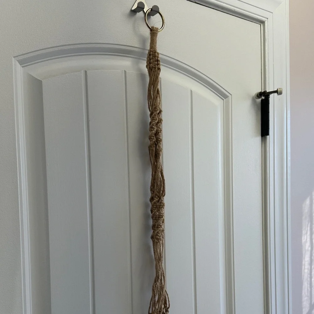 Bohemian Tan Macrame Wall Tapestry